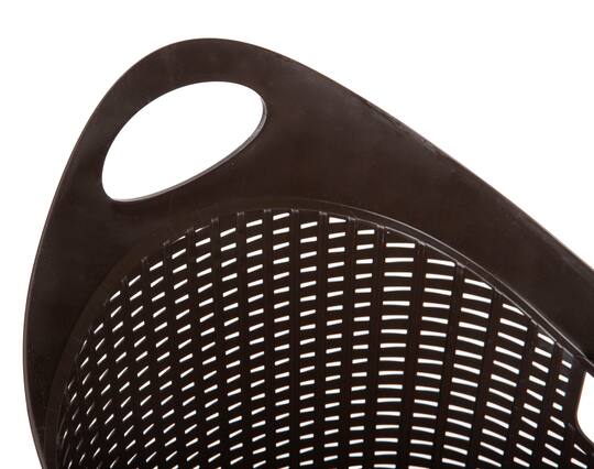 Mind Reader 60L Wheeled Hamper with Cutout Handle